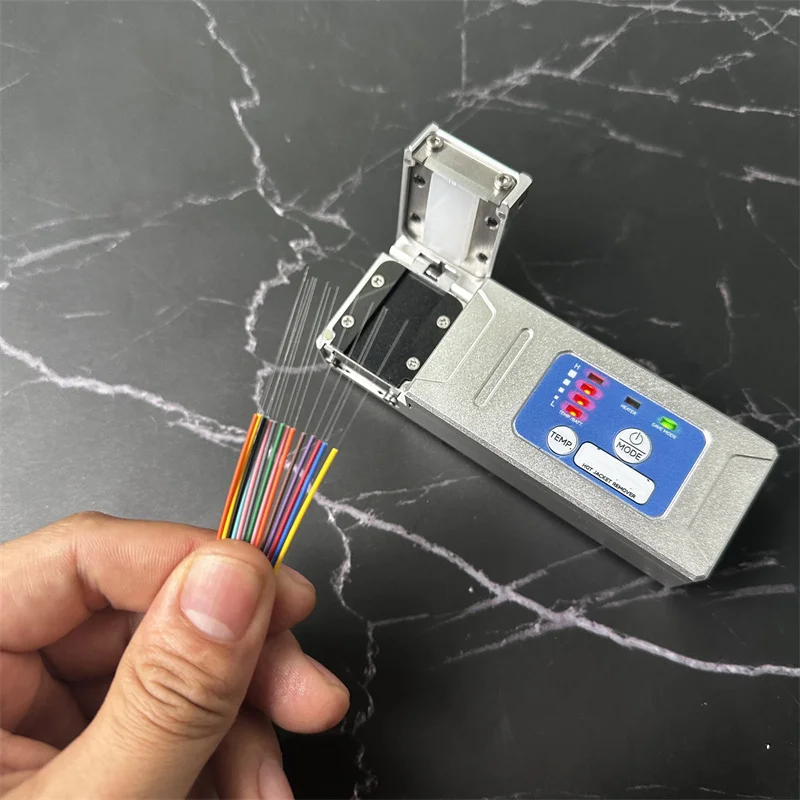 

S10 Fiber Thermal Stripper Heated Optic Wire Stripping thermal stripping of Ribbon fiber with lithium battery Fusion Tool FTTH