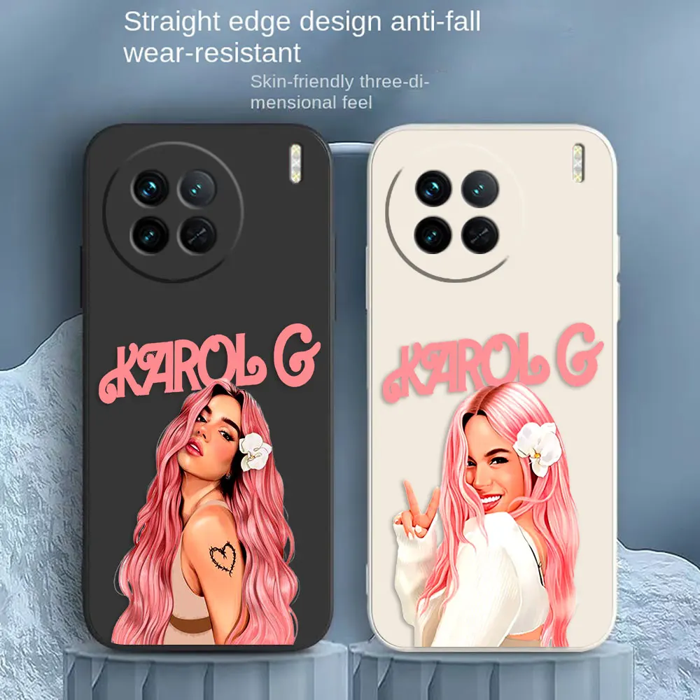 Pop Singer K-Karol G Phone Case For VIVO X50 X60 X70 X80 X90 V21 V23E V23 V23E V25 V27 V29 4G 5G PRO PLUS Case Funda Shell Capa