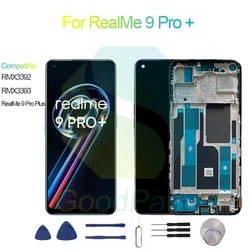 For RealMe 9 Pro + Screen Display Replacement 2400*1080 RMX3392, RMX3393 For RealMe 9 Pro Plus LCD Touch Digitizer
