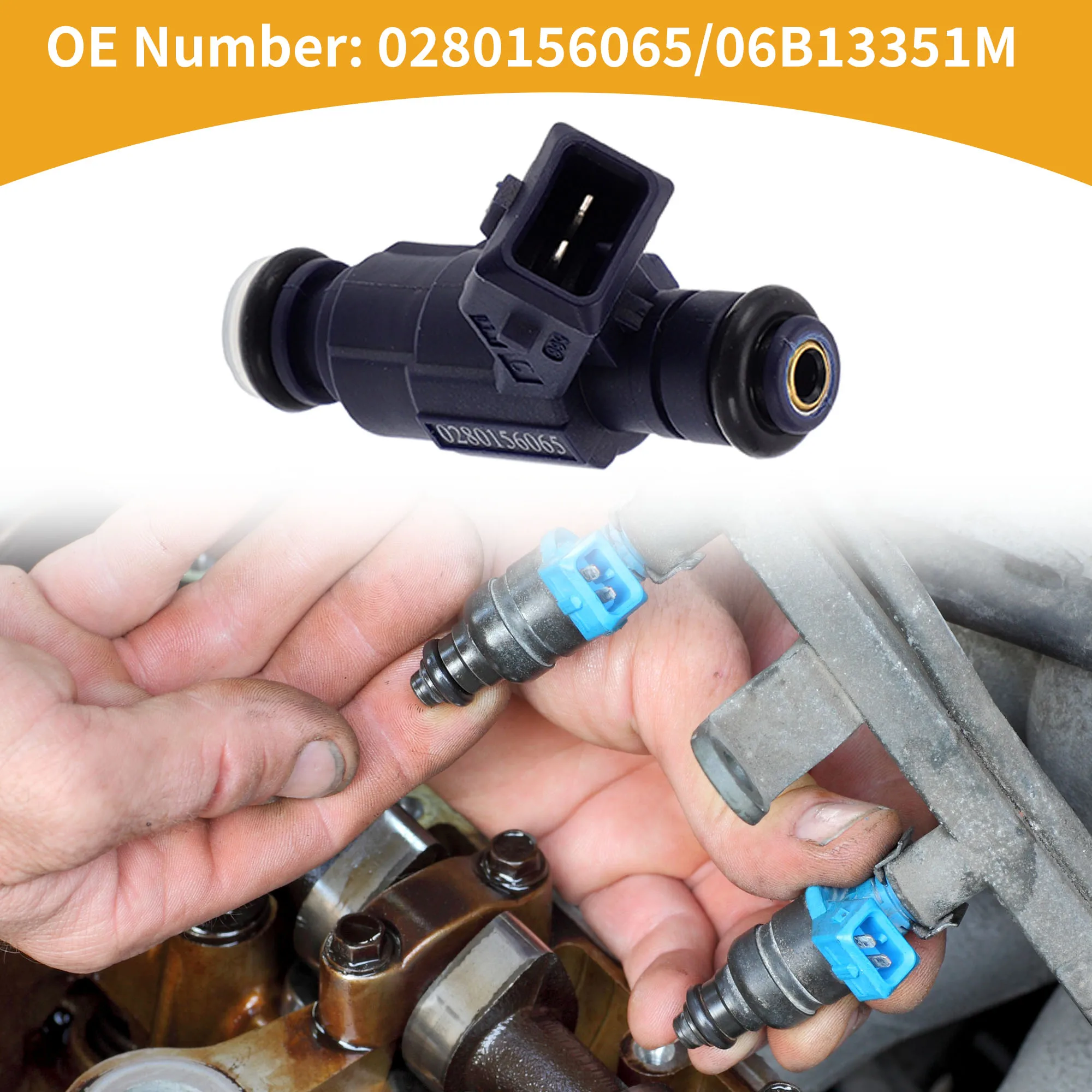 

UXCELL 1 шт. No 0280156065 Топливная форсунка для Volkswagen Passat 1.8L I4 2000-2005 гг.