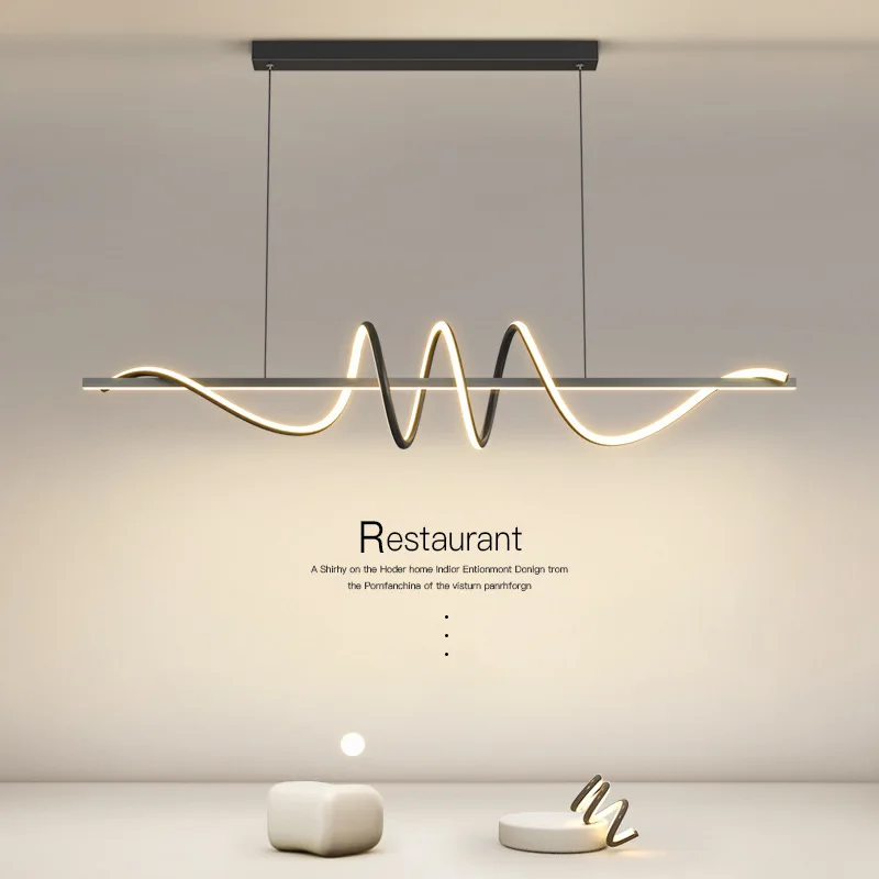 

Nordic Minimalist Led Pendant Lights Dimmable for Table Dining Living Room Decor Chic Chandeliers Indoor Lighting Luster Fixture