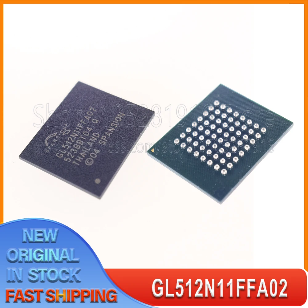 

512Mb Parallel NOR Flash Memory 5PCS/LOT GL512N11FFA02 S29GL512N11FFA02 BGA64 100% New Spot stock