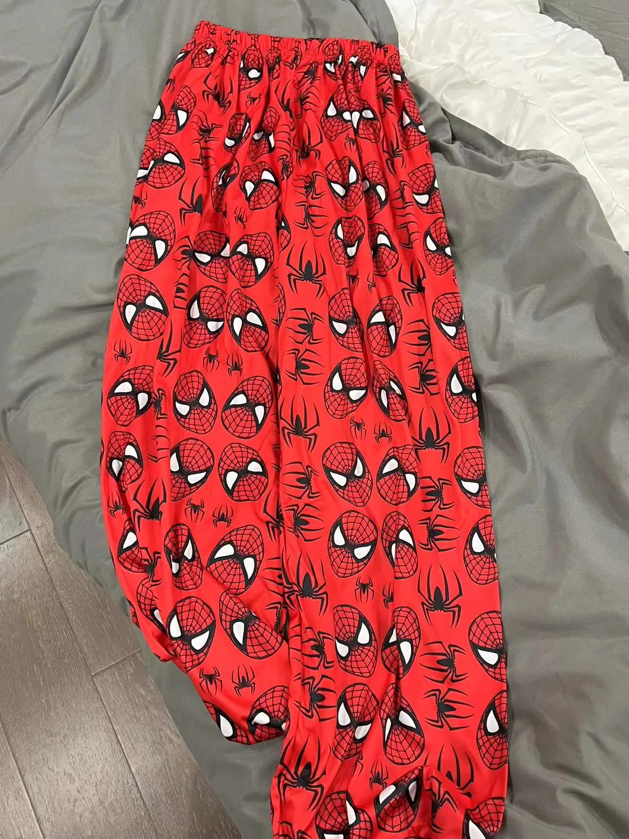 Hello Kitty Spider-man Katoen Losse Dames Pyjamabroek Pyjamabroek Dames Heren Cartoon Slaapbroeken Lounge Wear Meisjesslaap