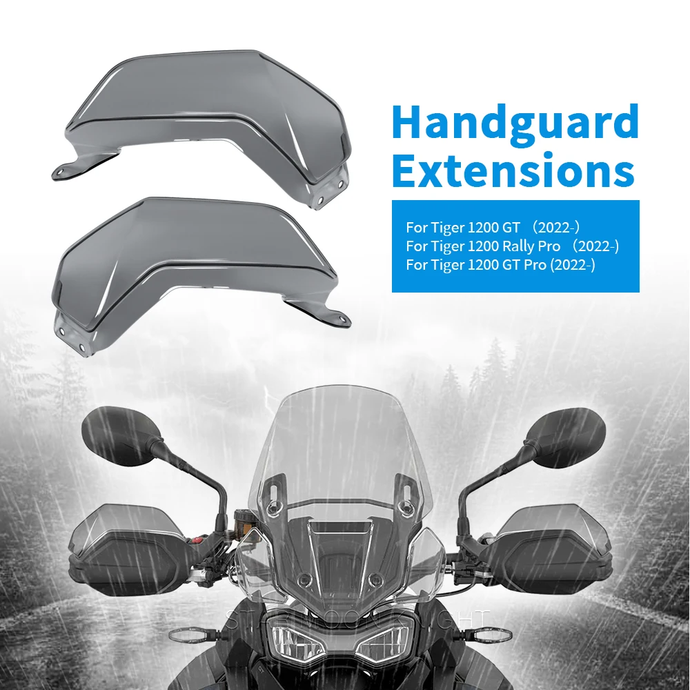 

Motorcycle Accessories Handguard Hand Guard Extensions Protector Windshield For Tiger 1200 Rally Pro 2022- For TIGER1200 GT Pro