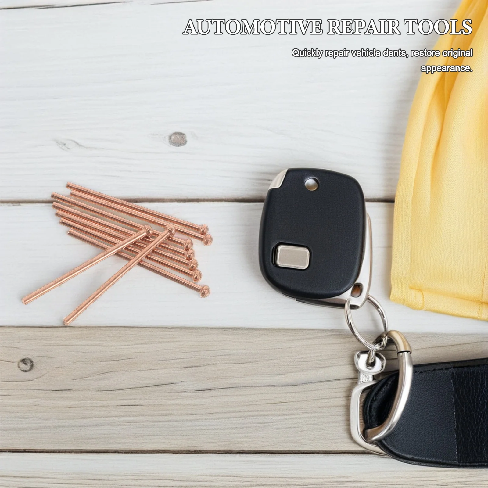 

500Pcs Automotive Dent Repair Studs 2.5mm Metal Welding Pins for Professional Garage Use and Panel Fix Car Repair Nail