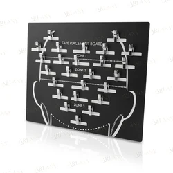 ARLANY Hair Extension Hanger Tape in Hair Extension Placement Board Acrylic Hair Dye Plate Display Board for Tape in Extensions