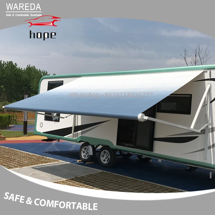 Lightweight Electric Roll Out Caravan Awning Motorized Awning