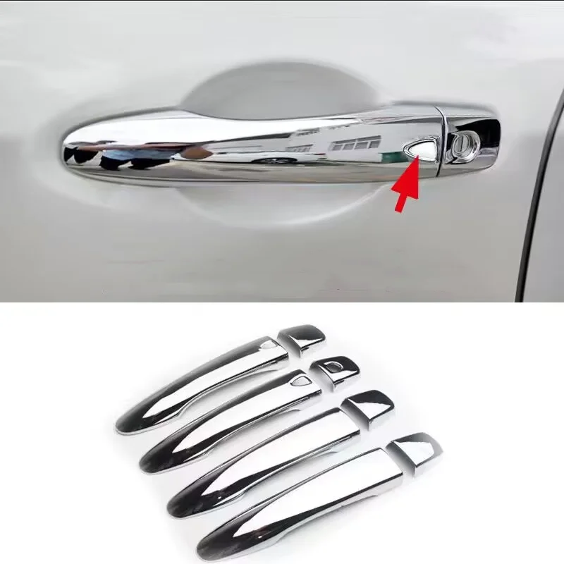 

ABAIWAI Car shape outside door handle bowl frame trim sticker 3D Parts Exterior For Nissan Kicks 2017-2020