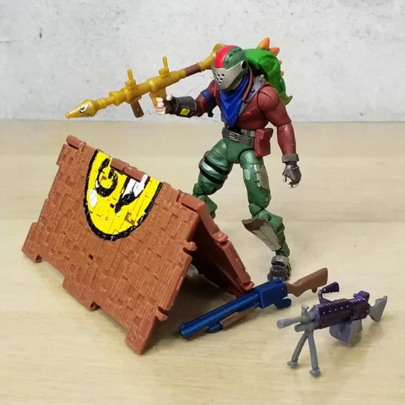 3.75 بوصة عمل اليد بالذئب النينجا الجندي القوات الخاصة البشرية يمكن جمعها نموذجًا تذكاريًا #6