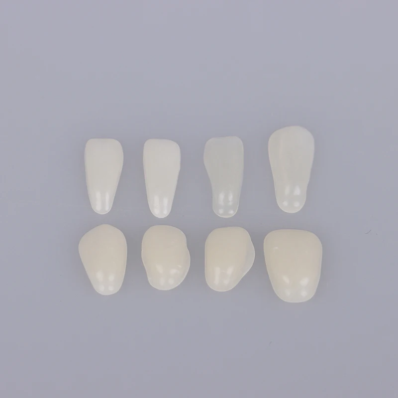 60PC Dental Ultra-Thin Whitening Veneers Resin Porcelain Materials Temporary Teeth Upper Anterior Whitening Dental Film(No Glue)