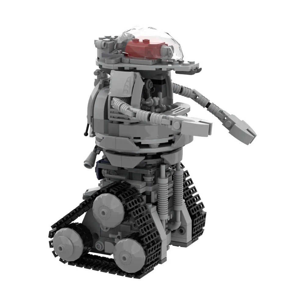 Figura de juego MOC Robobrain, modelo de Robot, bloques de construcción, juego Fallouted, actividad controlada cerebral de alta tecnología, Robot de ladrillo, juguete para regalo