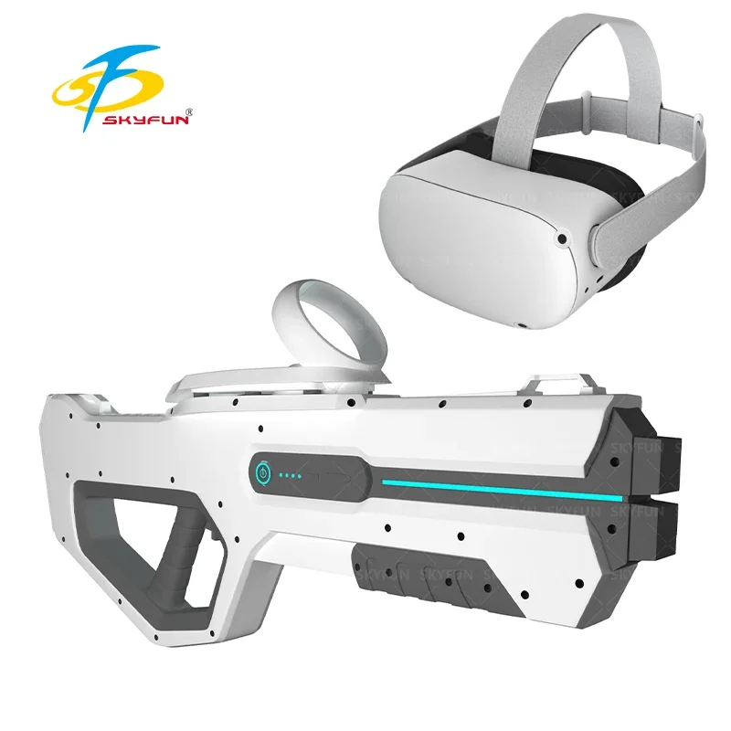 shooting game simulator kid children adults indoor outdoor playground 9d gaming vr gun