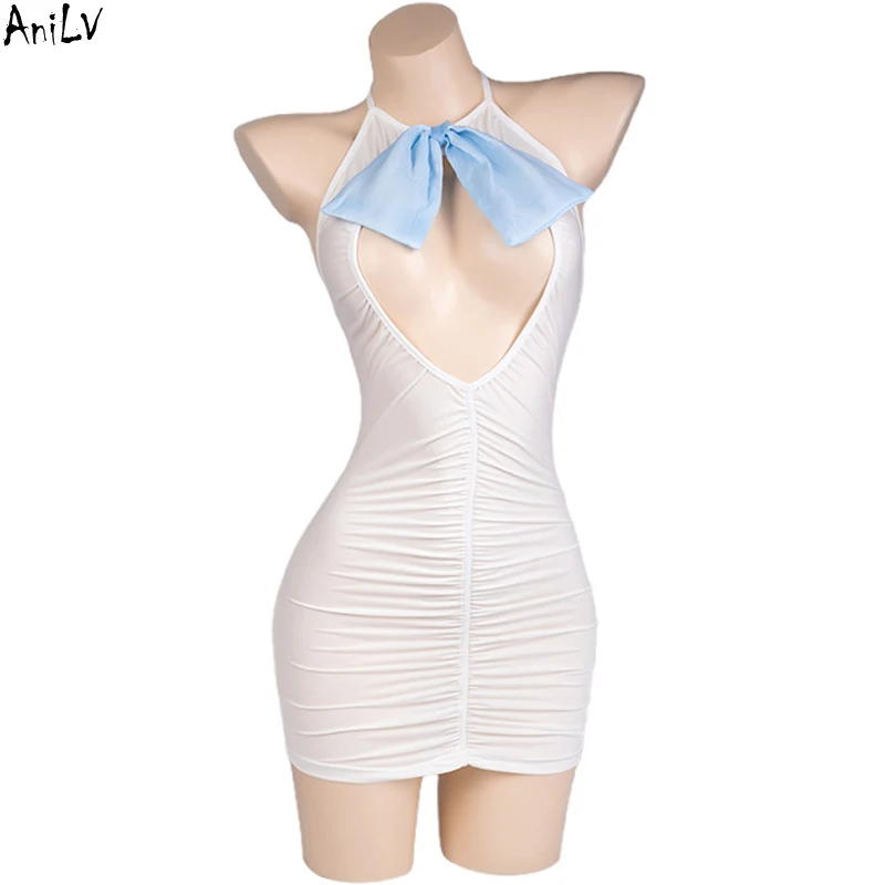 

AniLV Office Lady Sexy Dress Lingerie Women Student Uniform Pajamas Temptation Outfits Erotic Costumes