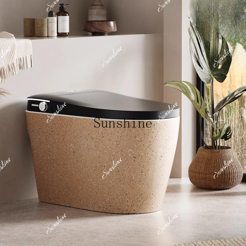 French retro all-in-one smart toilet siphon built-in water tank has no water pressure limitN