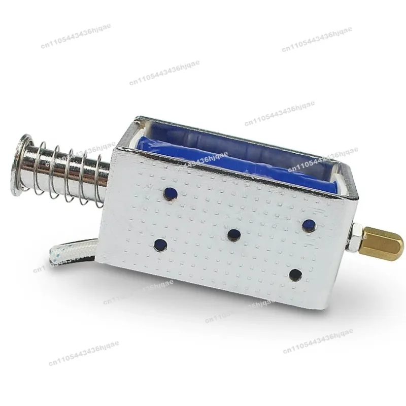 1264 DC 24V 2A 30mm Long Stroke Solenoid Actuator Strong Traction Push-Pull Control