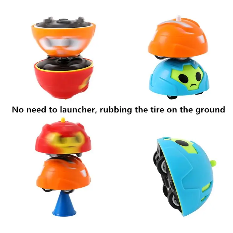 2024 New Sensory Fidget Car Toy Magic Spinning Top Mini Rotary Gyro for Boys Girls Children Gift Pressure Relief Easter Egg Toys