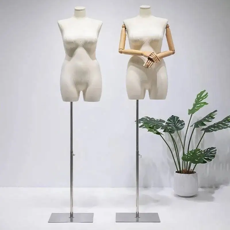 

Реквизит Манекены для толстой одежды плюс женский размер половины тела Женский манекен с большой задницей Магазин женской одежды Стенд для витрины C