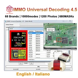 IMMO Universal Decoding 4.5 IMMO Off Software With Dongle Remove IMMO Code of EEPROM Checksum Calculator Car Repair Tool EDC17