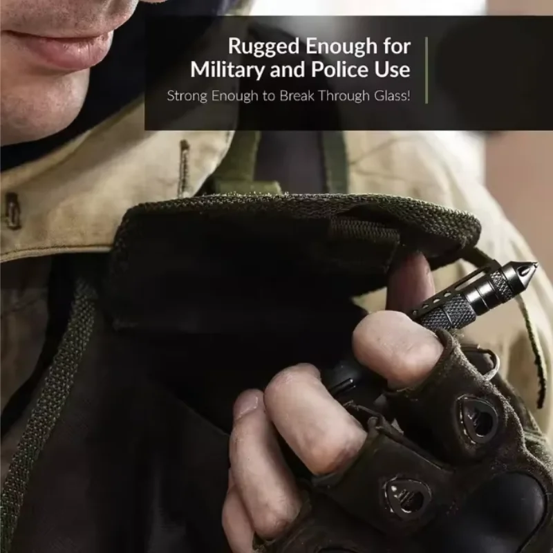 متعددة الوظائف قلم تخطيطي الدفاع عن النفس المضادة للانزلاق أدوات إنقاذ الطوارئ كسّارة زجاج التنغستن الصلب في الهواء الطلق الإنقاذ الهروب #6