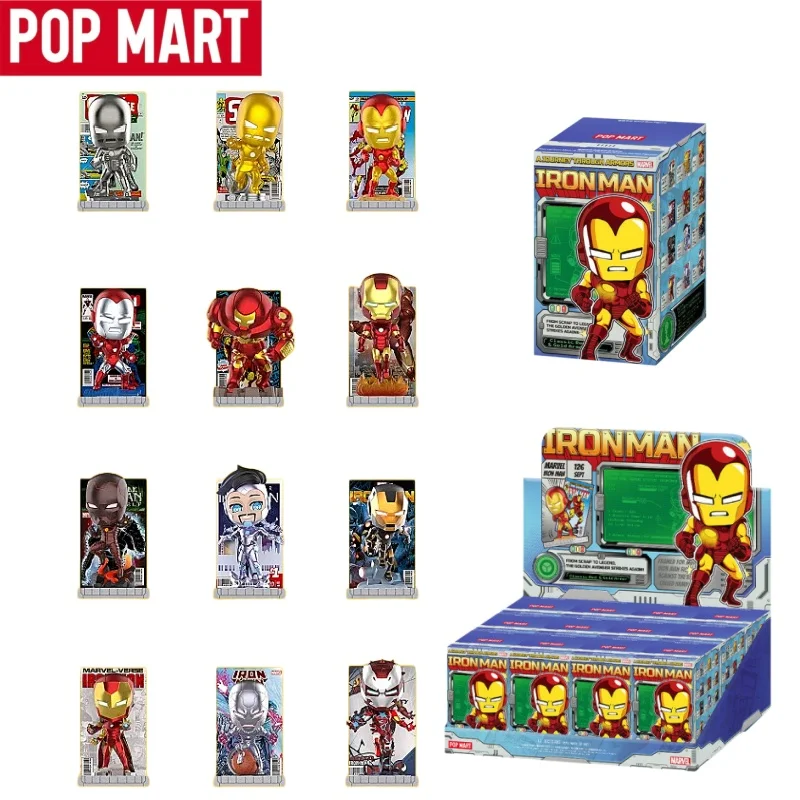 

POP MART X Marvel Ironman A Journey Through Armors Series Blind Box Doll Toy Collection Anime Figures Decoration Festival Gift