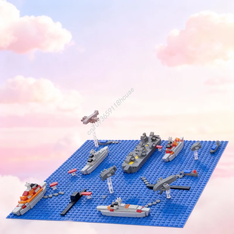 418ピース-moc都市海戦模型-組み立てブロック-組み立ておもちゃ-diy-クリエイティブ-フェスティバルギフトアイデア-教育ブロック