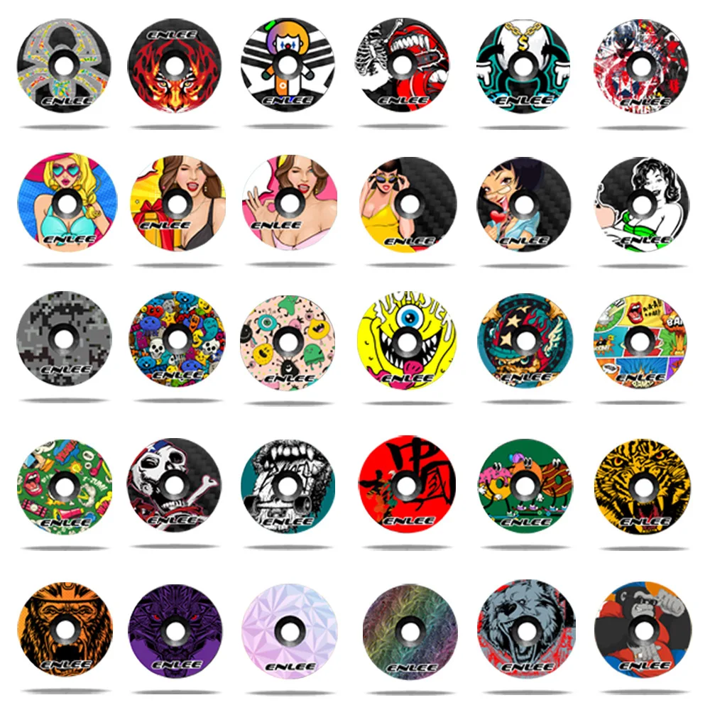 

ENLEE Bicycle Carbon Fiber Bowl Set Cover, Mountain Road Handlebar Stand Cover, Sun Cover Tube Cover