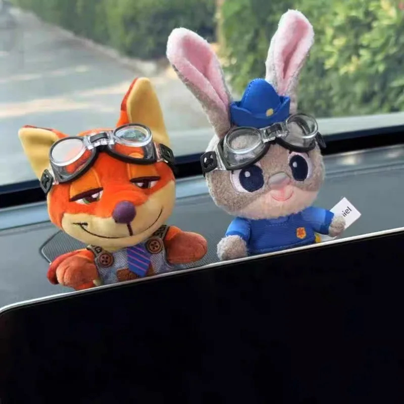 

Disney Dolls Crazy Zootopia Judith Nick Cute Cartoon Anime Plush Fashion Personality Popular Car Accessories