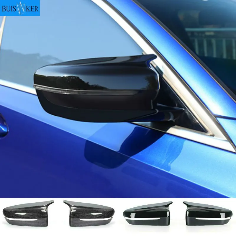

For BMW 3 4 5 7 8 Series G20 G21 G22 G23 G30 G31 G11 G12 G14 G15 G16 (LHD) Carbon Fiber ABS Door Side Rearview Mirror Cover Caps