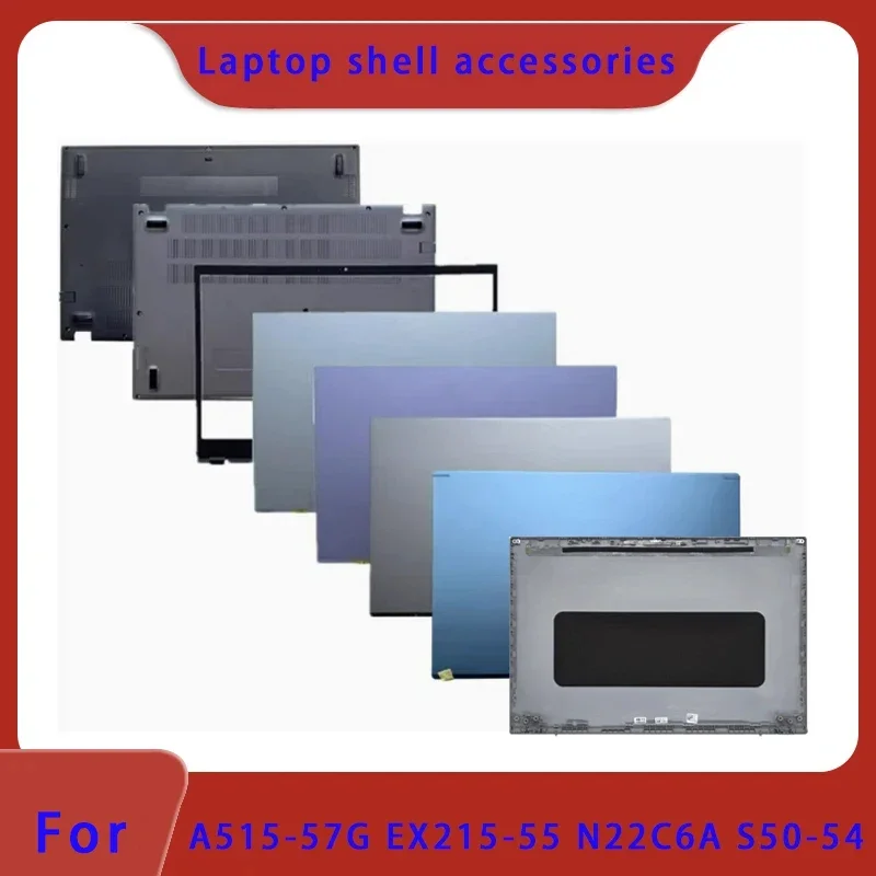 New for Aspire 5 A515-57 A515-57G N22C6A S50-54 EX215-55 LCD Screen Back Cover, Front Panel, Palm Rest Bottom Cover ABCD Cover