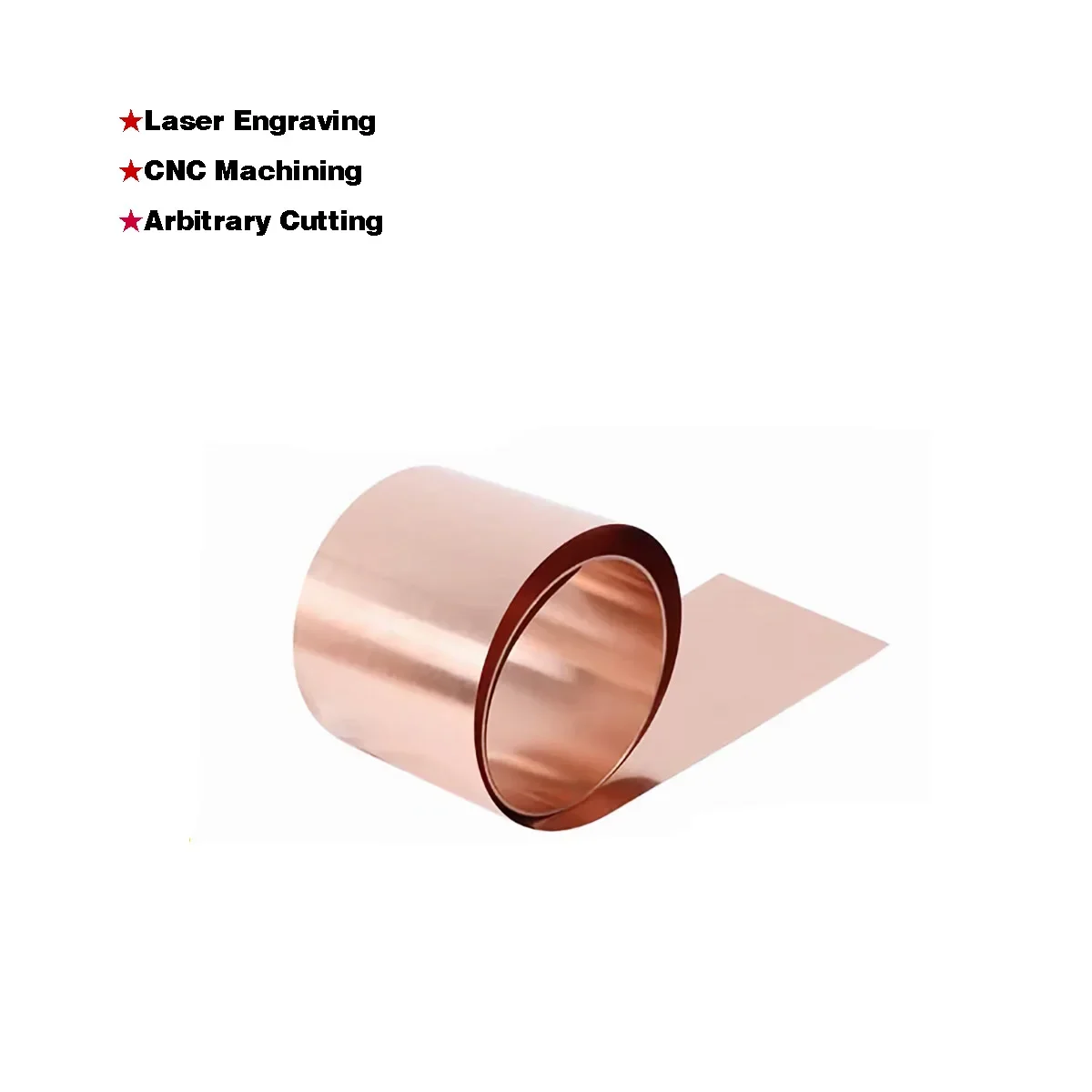 

Pure Purple Copper Strip/Purple Copper Foil/Thin Copper Skin Thickness 0.02mm- 1mm
