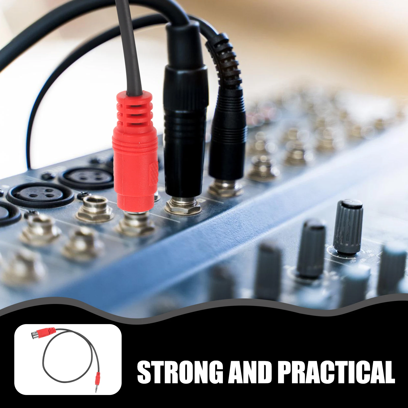 

1.5M 3.5Mm To 5 Pin Din Audio Adapter Cable Male Stereo Jack For Piano Sound Card Keyboard Dvd Audio System Rubber Copper