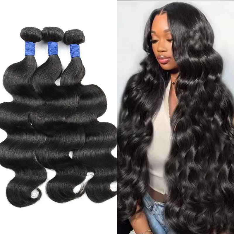 

Наращивание волос Body Wave: 36, 38, 40 дюймов, натуральные бразильские волосы Реми, пучки 1/3/4 шт., для плетения, волнистые пучки из натуральных волос