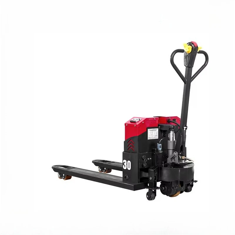 2Ton 3Ton Electric Pallet Truck With 550mm Fork Width Electric Pallet Truck Lithium Battery Forklift Pu Wheel Factory Price