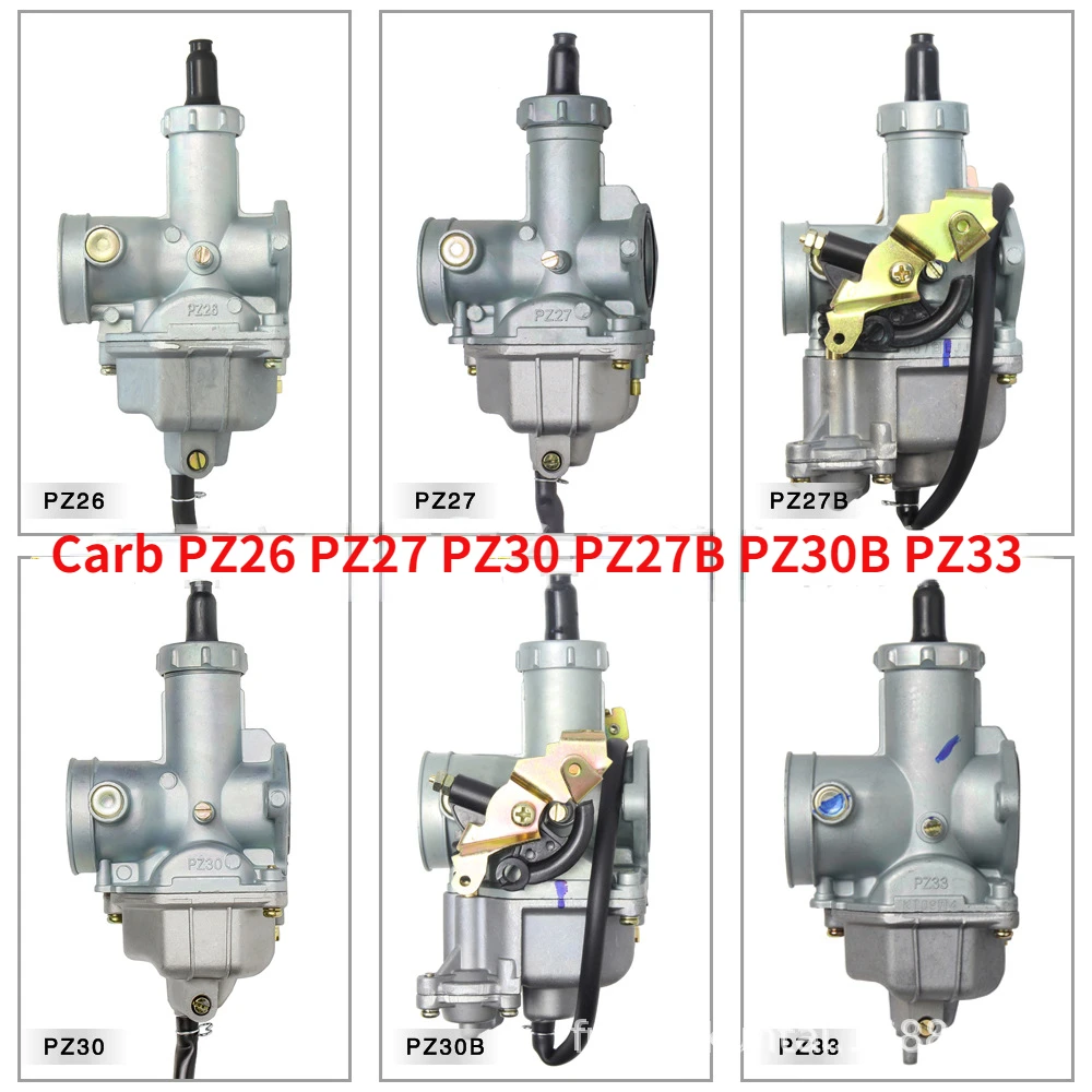 PZ26 PZ27 PZ30 PZ27B PZ30B PZ33 Carburetor For CG125 150 200 250 300 Carburador Engine XL100S XR100 XR100R CB125 CB125S XL125S