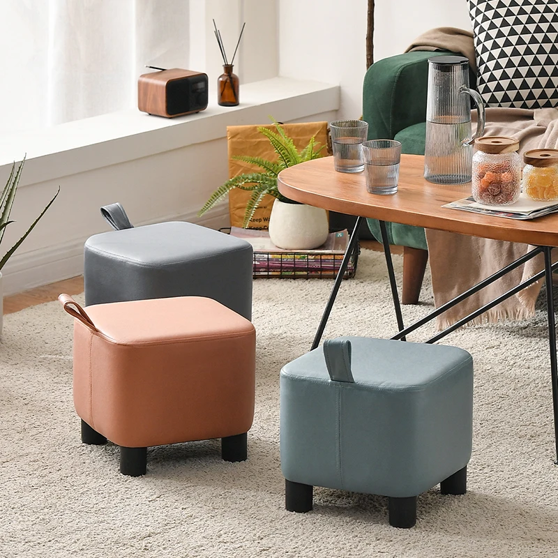 

Nordic Sit Step Stool Small Dressing Bench Portable Room Stool Modern Living Room Footrest Meuble Salon Household Furniture