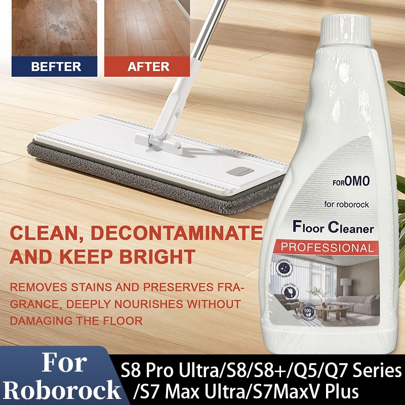 لسائل تنظيف الأرضيات المشتركة Roborock وOMO S8 Pro Ultra/S8/S8+/Q5/Q7 Series/S7 Max Ultra/S7MaxV Plus 480 مللي