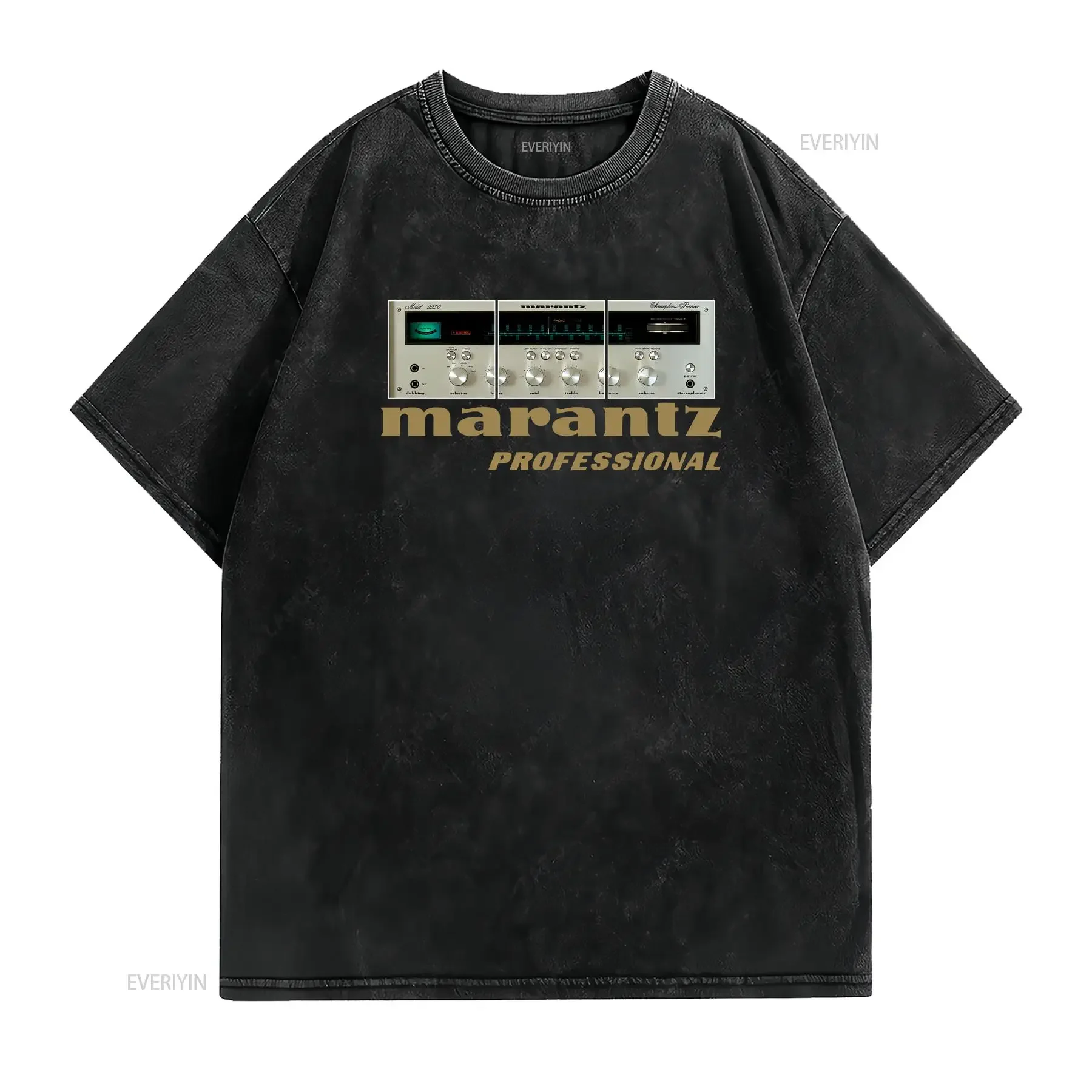 Brand New Marantz Amplifier Logo American T Shirt Funny Size S to 5XL vintage Washed Unisex streetwear Casual fashion homme