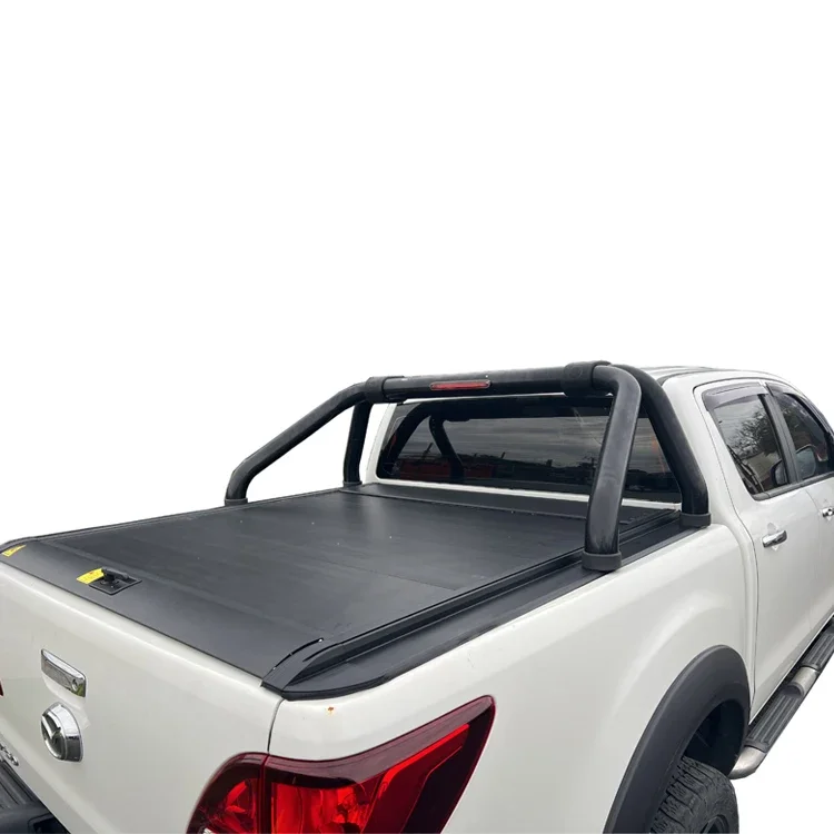 Factory Supplier Pickup Aluminum Alloy Tonneau cover Waterproof Retractable Roller Cover For Mazda BT-50