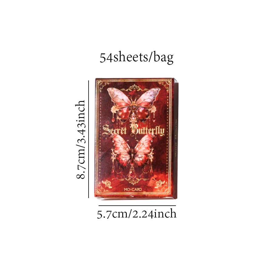 Mr Paper, 2-Style Playing Cards - Boundless Butterfly Series 54 cards  playing cards  magic the gathering