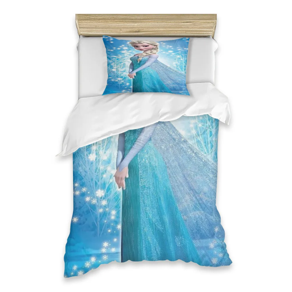 

Frozen Disney Elsa Frozen Disney Elsa Bed Sheets Set Comforter Quilt Cover Duvets Single Bedding