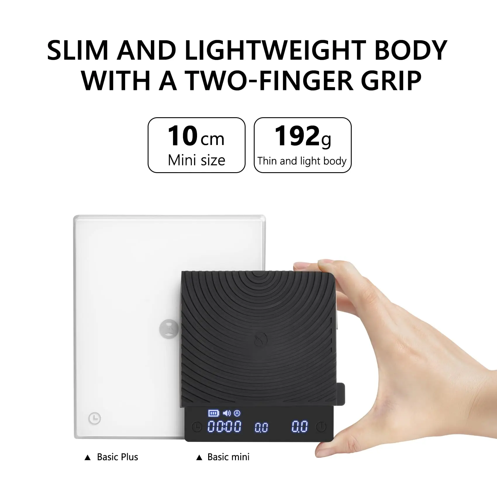 TIMEMORE Black Mirror MINI 0.1g Precision Pocket Coffee Scale  LCD Display Espresso Scale For Kitchen Cooking Food Jewelry view 2