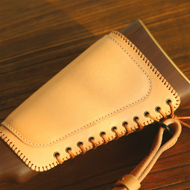 

Lee-Enfield Bullet Pouch Cowhide Genuine Leather Cheek Pad Back Handmade Vegetable Tanned Leather Military Fan Decorative Case