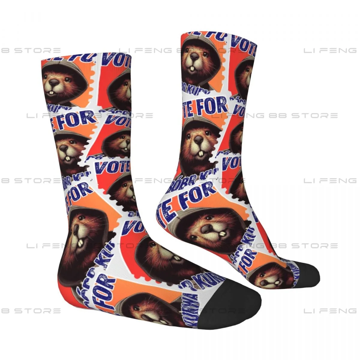 Kurwa Bobr Bober Vote For Bbr Kurwa Men Women Socks Outdoor Novelty Spring Summer Autumn Winter Stockings Gift