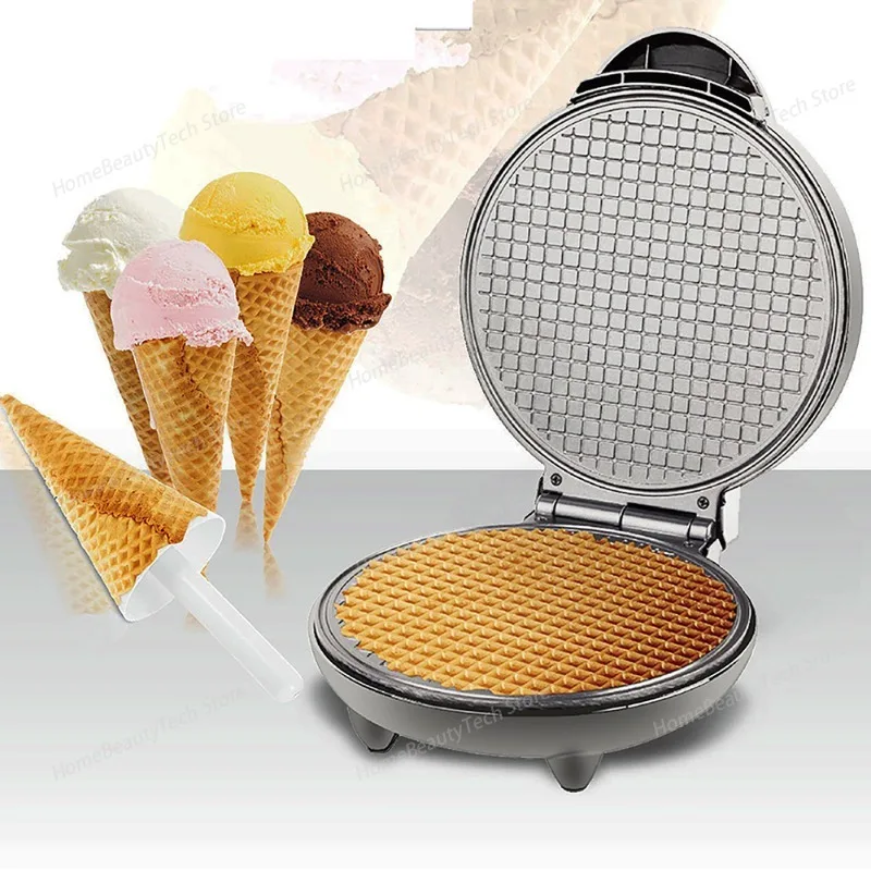 Electric Egg Roll Maker – Waffle, Pancake & Ice Cream Cone Maker