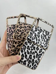 Super Low Price! Hot-Selling Sexy Leopard Print Noble Phone Case For Samsung Z Flip 3 4 5 Phone Case