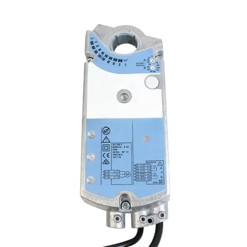 Rotary Air Damper Actuator 230V AC 3-Position 25Nm 150s PVC Material