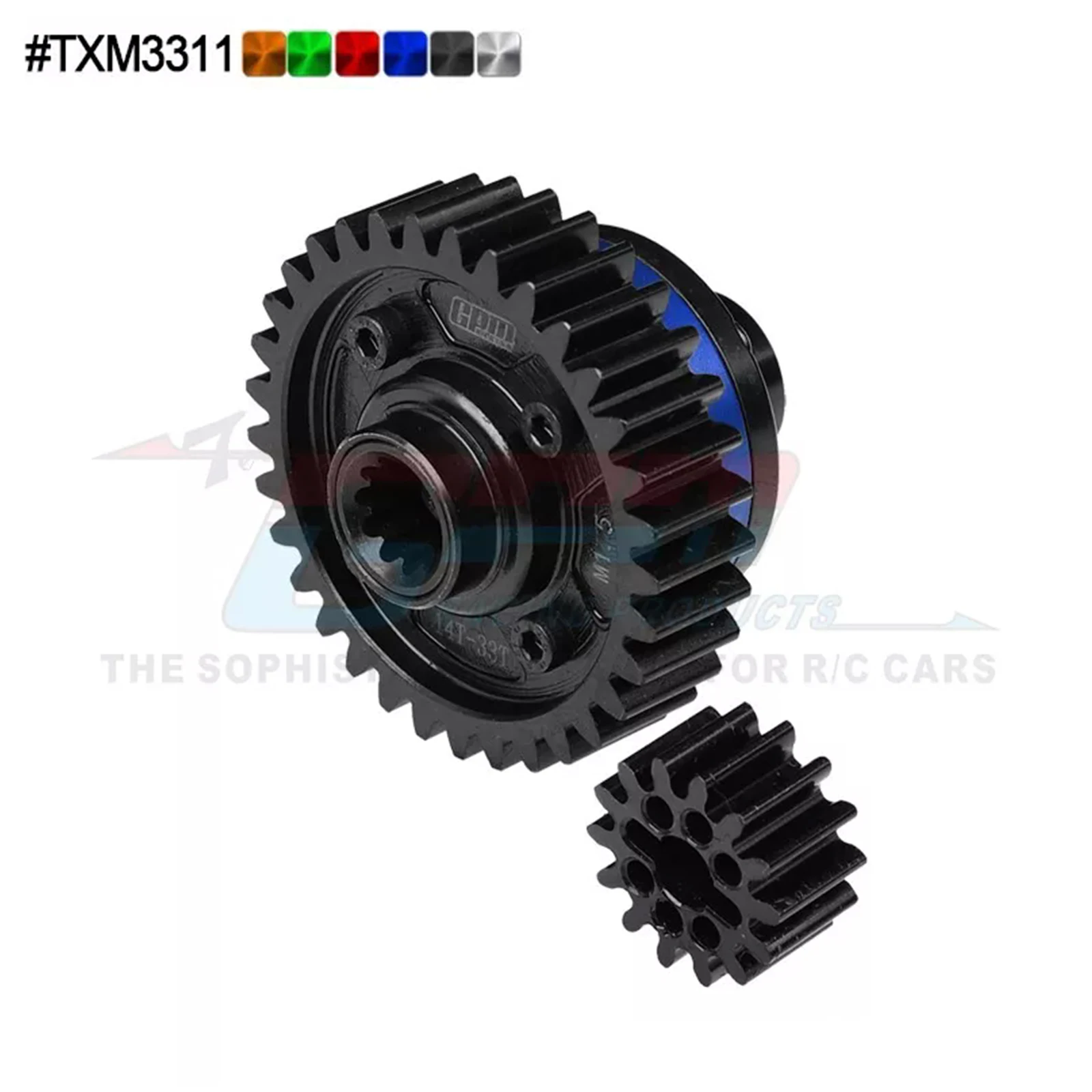 

GPM Carbon Steel +7075 Alloy Center Complete Differential For TRAXXAS X-Maxx XRT