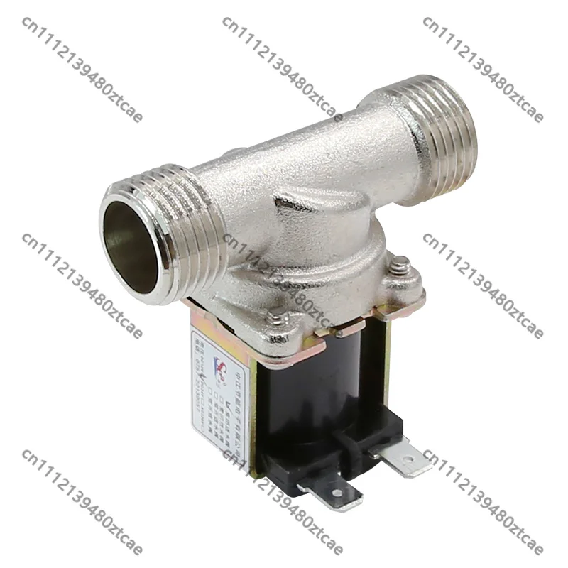 One Way Butterfly Solenoid Valve 12V DC, Electromagnetic Flow Controller for Water Oil Air Pipeline System