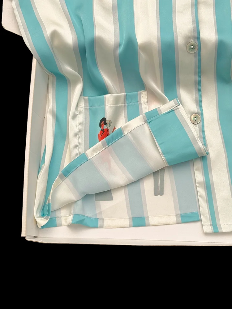 soie-spwear-femmes-raye-dessin-anime-long-sve-col-de-poupee-vacances-approprie-en-plein-air-maison-vetements-ensemble-jeunesse-decontracte-ouvert-ca