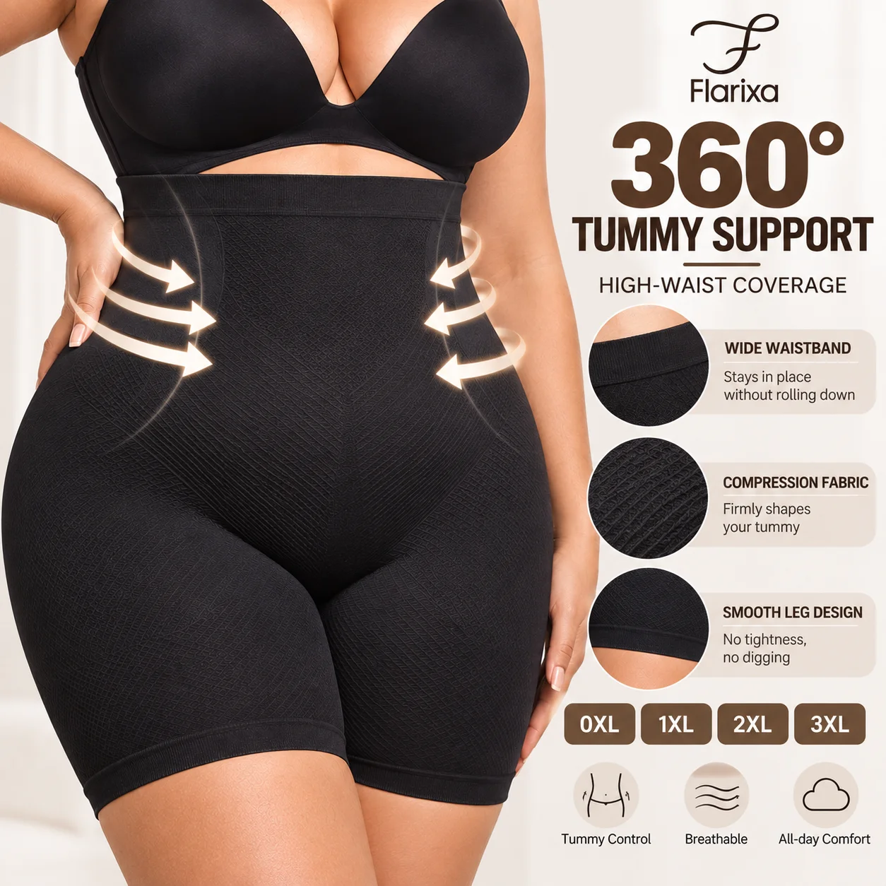กางเกงขาสั้นกระชับสัดส่วนไซส์ใ - Seamless Underwear Women บทวิจารณ์และราคา